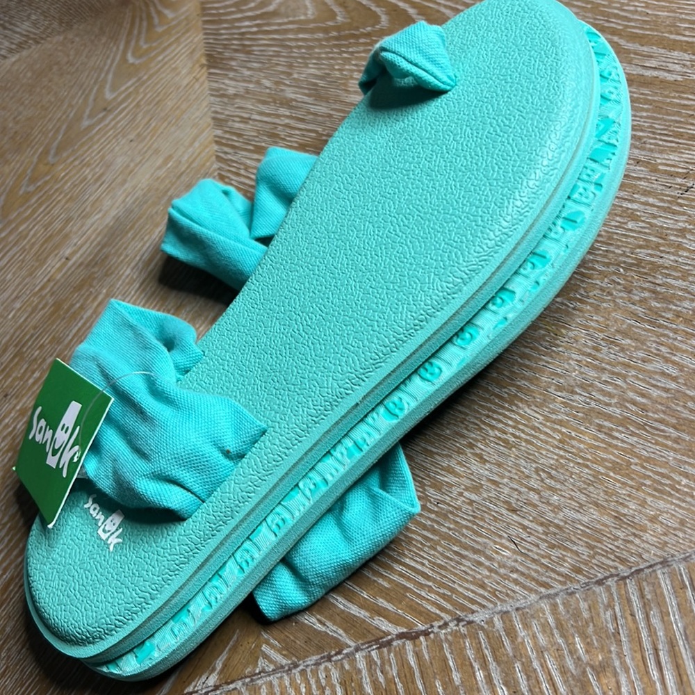 SANUK Yoga Sling Burst Spectrum Sandal in Opal 36-37 - Picture 7 of 9